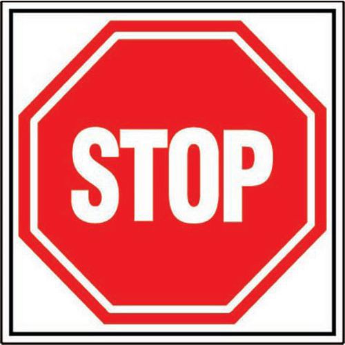 Verbodsbord - 'Stop' - Hard Verbodsbord - 'Stop' - Hard