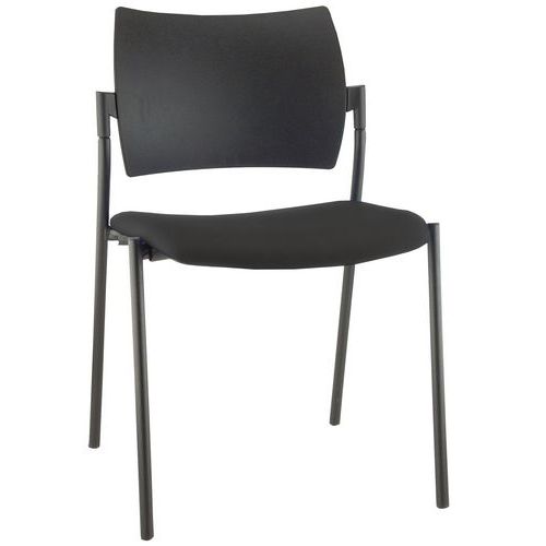 Chaise Amets 4 pieds fixes sans accoudoirs - lot de 3 - Sokoa