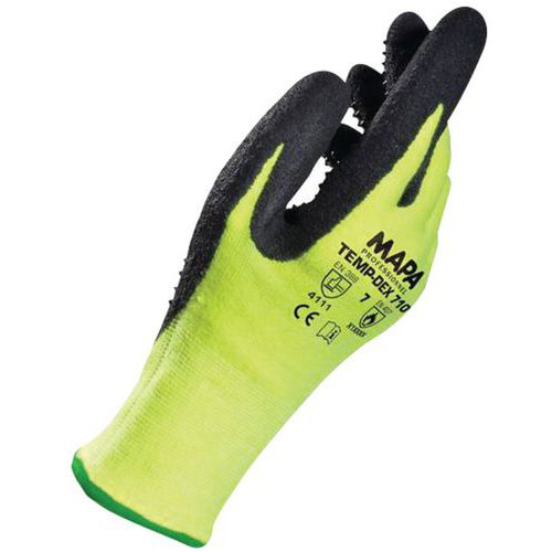 Hittebestendige handschoenen met nitrilcoating Tempex 710 - Mapa