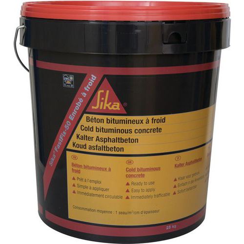 Koud asfaltbeton met bitumen FastFix 50 - Sika