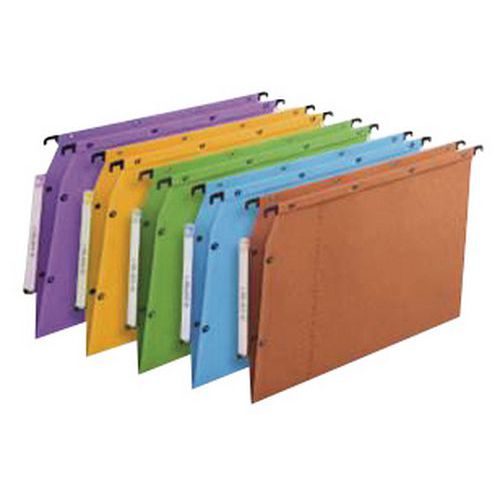Dossier suspendu kraft à boutons-pression ultimate - Pour armoire - Fond V Dossier suspendu kraft à boutons-pression ultimate - Pour armoire - Fond V