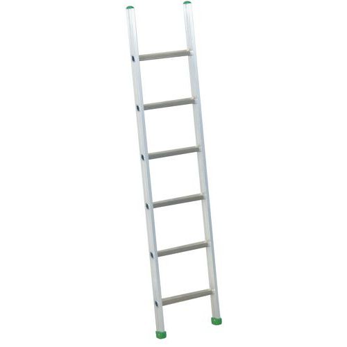 Enkelvoudige aluminium ladder Prima - 5 tot 9 schuine treden - Facal
