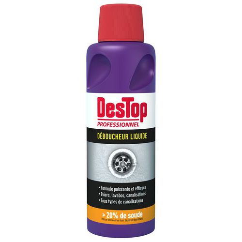 Vloeibare ontstopper - 900 ml - Destop professioneel