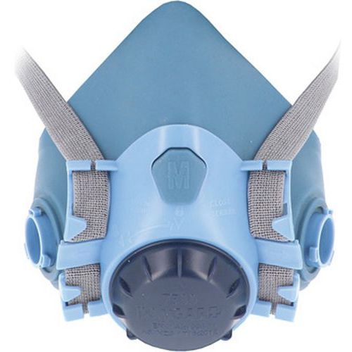Demi-masque respiratoire en silicone à 2 filtres à baïonnette - Singer