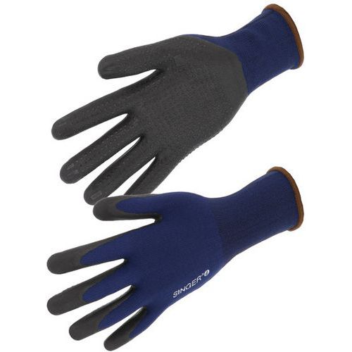 Handschoen gripzijde bekleed met nitrilschuim 15 gauge Handschoen gripzijde bekleed met nitrilschuim 15 gauge