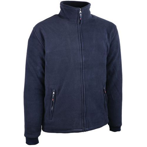 Donkerblauwe jas met fleece voering (330-350 g/m2) - Singer