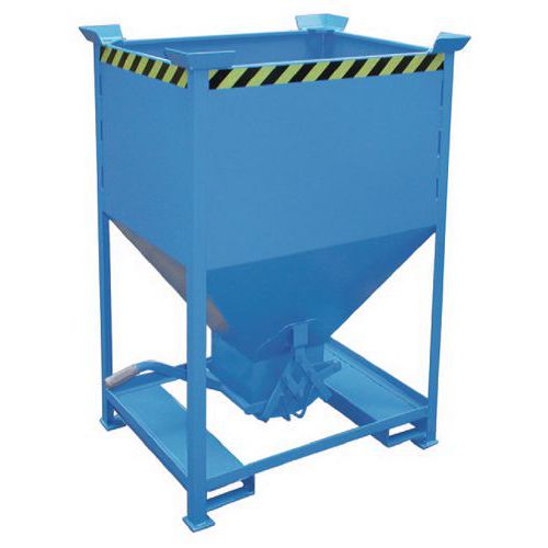 Conteneur silo - SG-D/SRE-D - Sur socle ou roulettes - 600 L