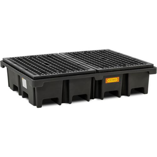 Opvangbak van polyethyleen voor pallet 425/4 - 2x120x80 - Cemo Opvangbak van polyethyleen voor pallet 425/4 - 2x120x80 - Cemo