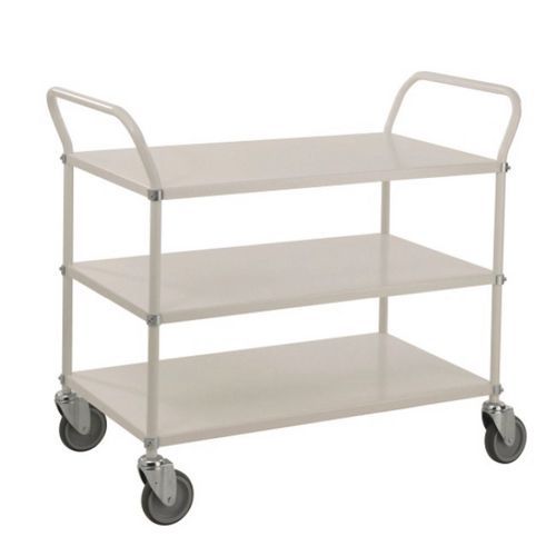 Lichtgekleurde trolley 3 plateaus 250 kg
