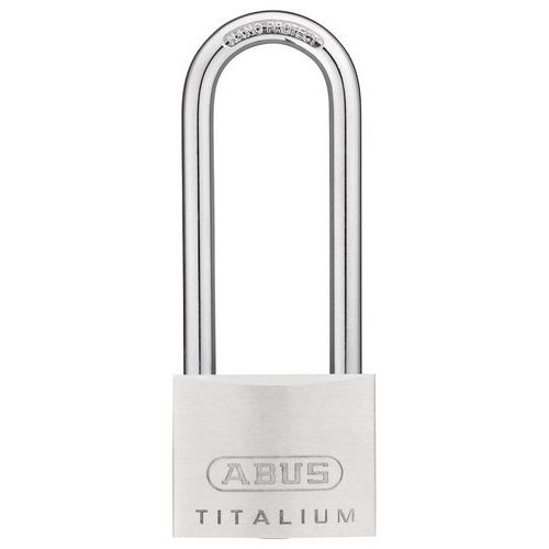 Hangslot Titalium serie 64 - Hoge beugel - Gelijksluitend
