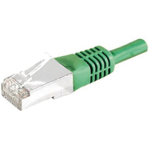 Patchkabel RJ45 - Rechte kabel Cat. 6 - FTP-afscherming - CUC - Groen