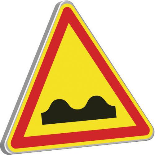 Waarschuwingsbord tijdelijk - Ongelijk wegdek - AK2 - Taliaplast