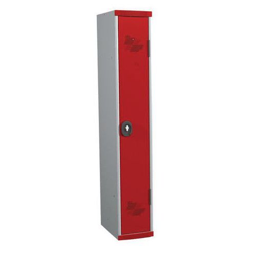 Vestiaire 1 colonne Seamline Optimum® Largeur 300 mm sur socle - Acial