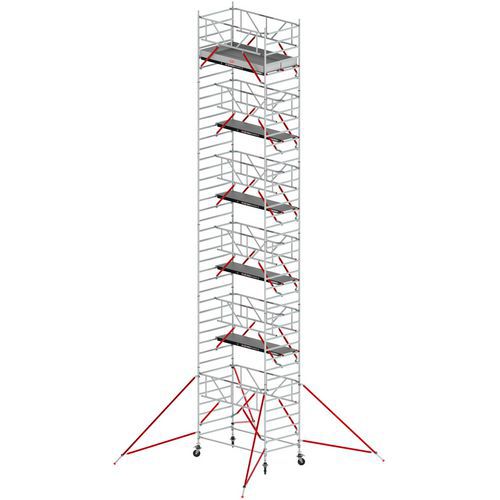 Rolsteiger RS TOWER 52-S, Materiaal: Aluminium, Platform hoogte: 11.2 m, Werkhoogte: 13.2 m