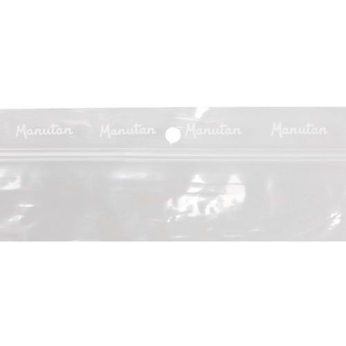 Gripzakjes - witte stroken 100 micron - Manutan Expert