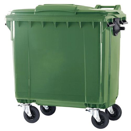 Container van 770 l en 1100 l met plat deksel