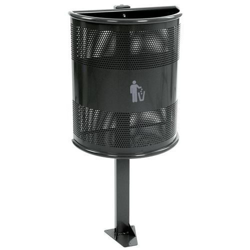 Afvalbak 35 ltr op paal - Vepabins