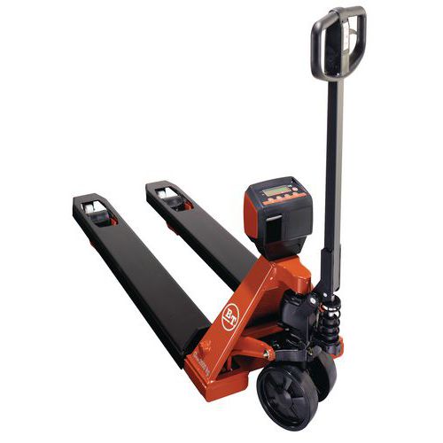 Transpalette manuel peseur LHM200SC - Fourche longueur 1150 mm - Force 2000 kg