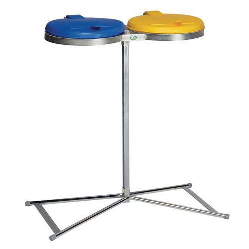 Support pour 2 à 3 sac-poubelle - 120L - Var