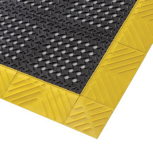 Antivermoeidheidsroostertegel Diamond Flek Lok™ van opengewerkt pvc - Notrax