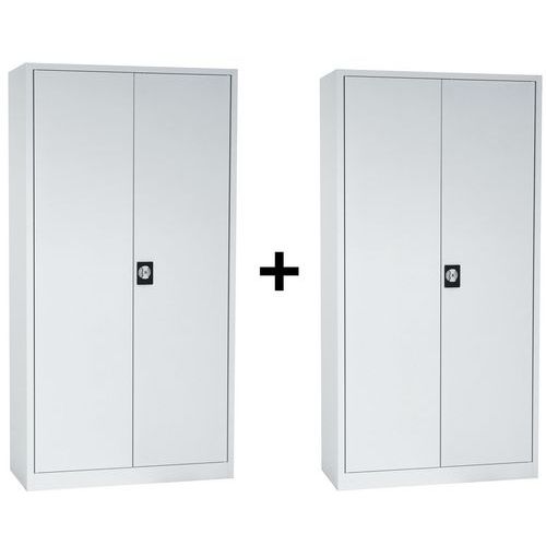 Pack 2 armoires porte battantes Manutan Orel Manutan.be