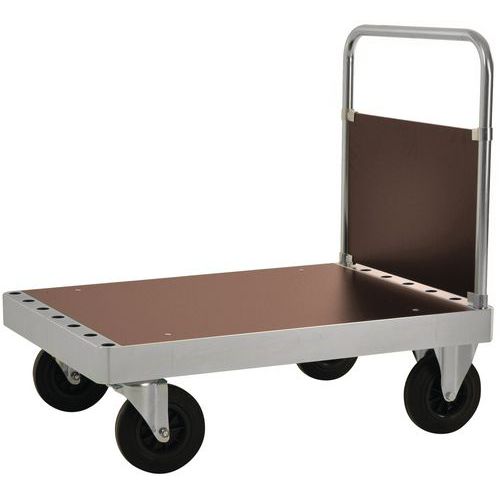 Platformwagen met 1 eindpaneel KM132 B - Kongamek Platformwagen met 1 eindpaneel KM132 B - Kongamek