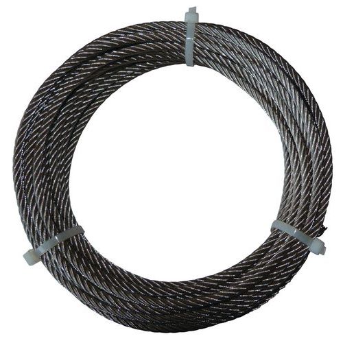 Câble en acier galvanisé en couronne - 12 mètres