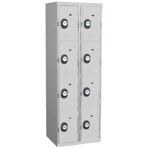 Vestiaire 8 cases Seamline Optimum® - 2 colonnes 300 mm socle - Acial