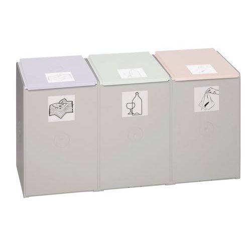 Kunststof recyclingmodule - Capaciteit 1, 2, 3 of 4 x 40 l