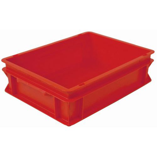 Stapelbare Euronorm-bak rood Rako - 10 en 21 l