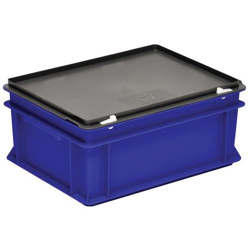 Bak met deksel Rako blauw - 300x200 mm - 5 tot 60 l