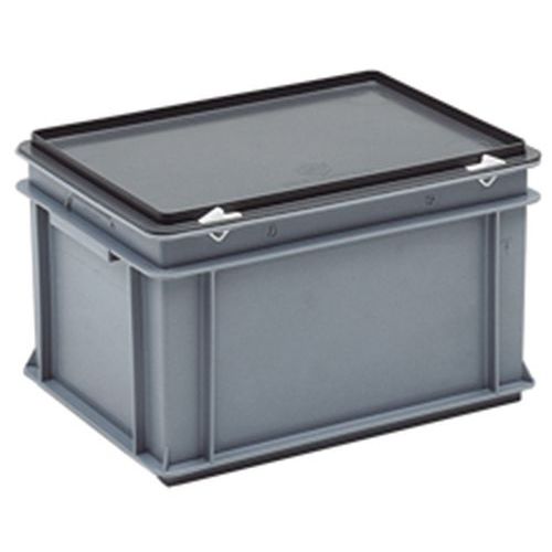 Bak met deksel Rako grijs - 400x300 mm - 5 tot 30 l