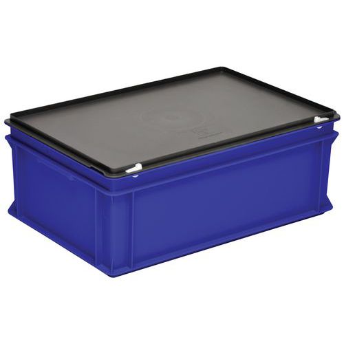 Bak met deksel Rako blauw - 300x200 mm - 5 tot 60 l