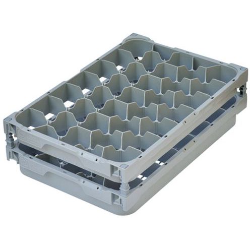 Compartiment à verres pour bac plastique 600 x 400 mm