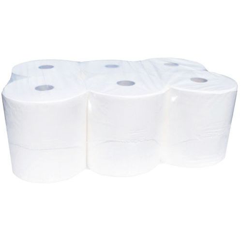 Toiletpapier Maxi en Mini Jumbo gerecycled, Aantal vouwen: 2, Lengte rol: 2500 cm, Kleur: Wit