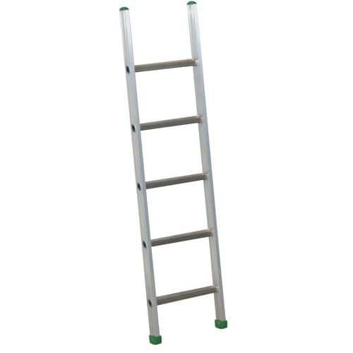 Enkelvoudige aluminium ladder Prima - 5 tot 9 schuine treden - Facal