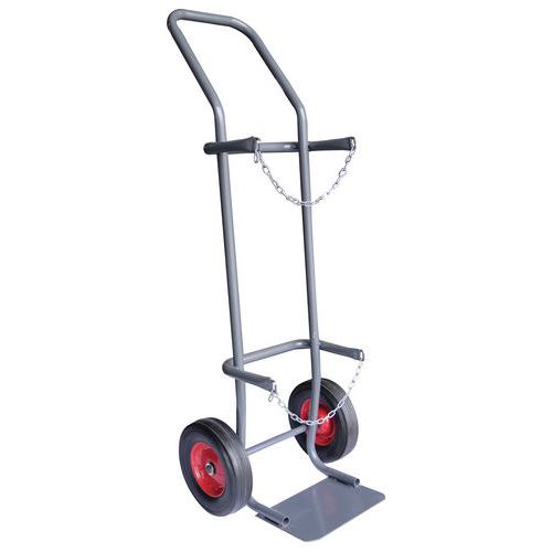 Stalen steekwagen voor fles, zware belasting - 200 kg - Manutan