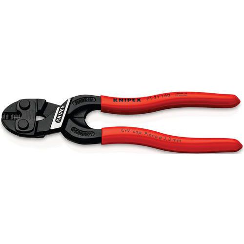 Compacte boutensnijtang met snijuitsparing CoBolt S 160 mm - Knipex