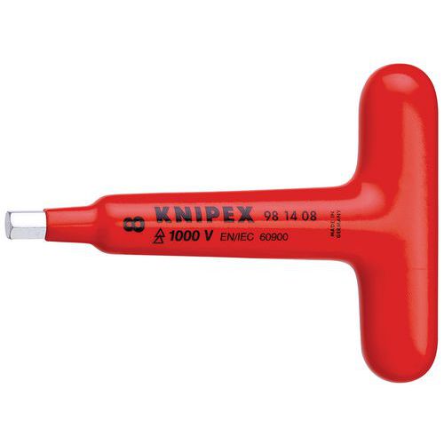 Schroevendraaier voor binnenzeskantschroeven, met T-greep - Knipex