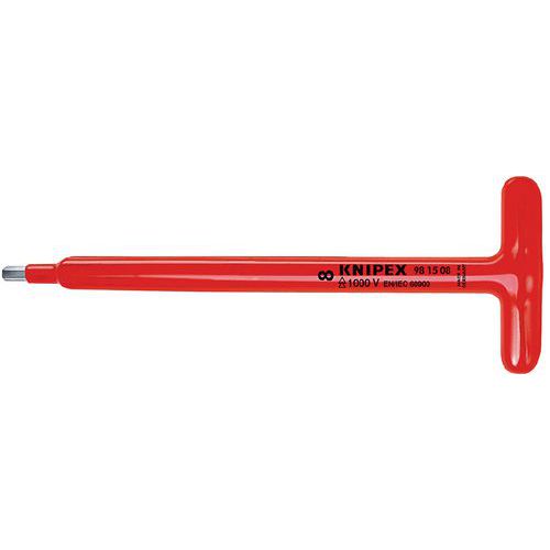 Schroevendraaier voor binnenzeskantschroeven, met T-greep - Knipex