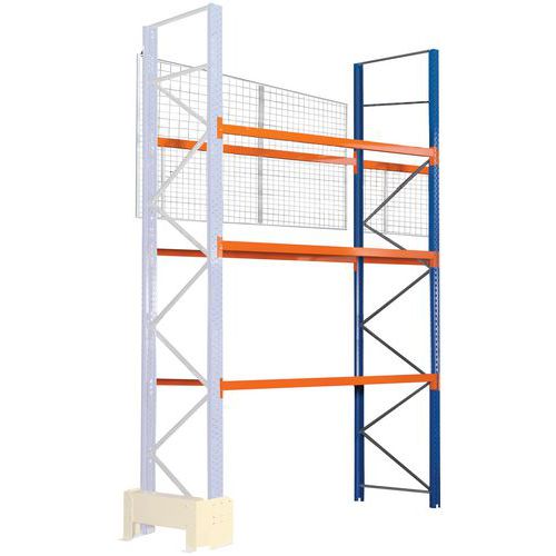 Rack à palettes Easy-Rack grille antichute - Finition époxy - Manorga