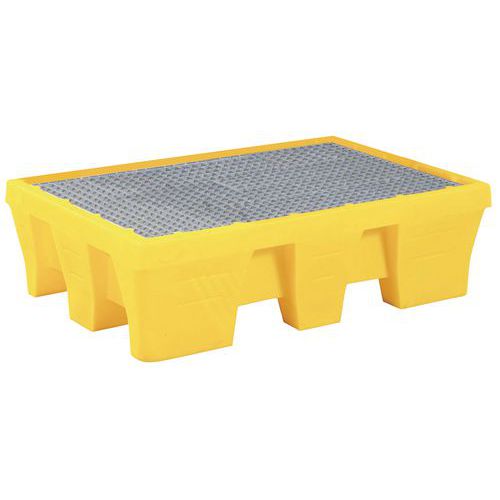 Palette de rétention avec caillebotis - 240 L