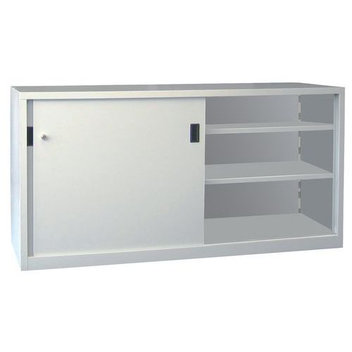 Te monteren schuifdeurkast - Laag - Breedte 160 cm - Manutan Expert Te monteren schuifdeurkast - Laag - Breedte 160 cm - Manutan Expert