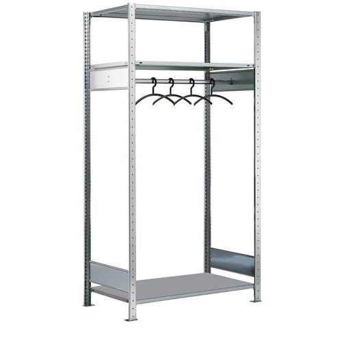Garderobestelling basis en uitbreiding Easy-Fix - Schulte