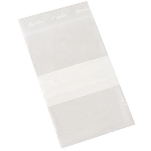 Sachets zip - Bandes blanches 50 µm - Manutan Expert
