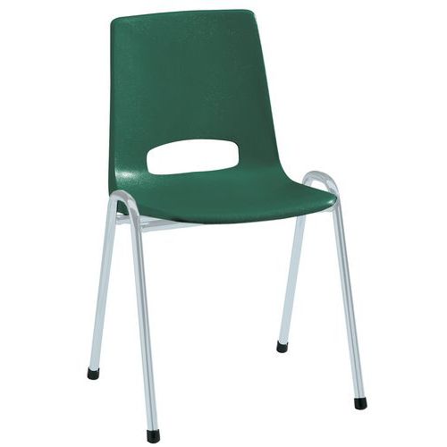 Chaise coque plastique - Vert