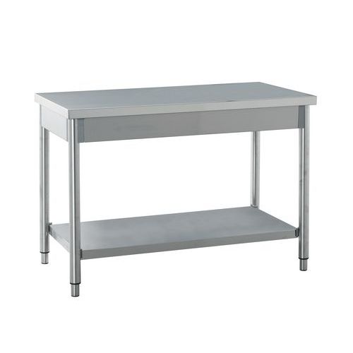 Werktafel in rvs