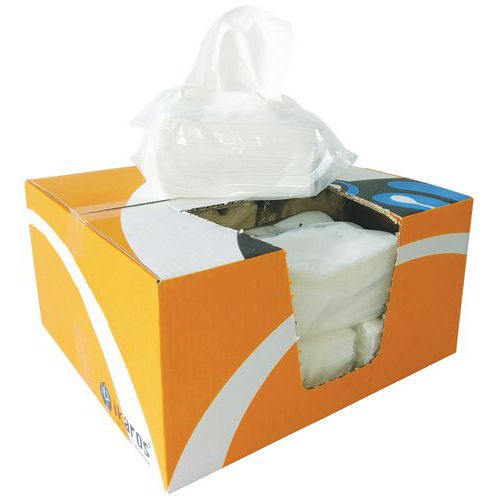 Poetsdoek nonwoven Ikatex - Zakdispenserdoos - 500 stuks