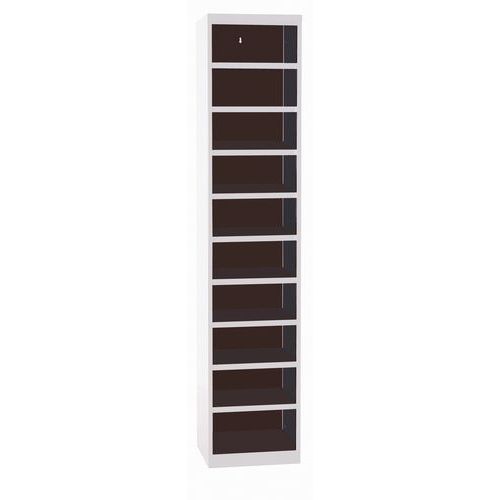 Colonne de rangement ouverte - 10 compartiments - Manutan Expert Colonne de rangement ouverte - 10 compartiments - Manutan Expert