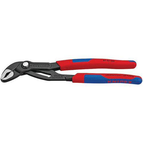 Waterpomptang Cobra® grijs geatramenteerd 300 mm _ 87 02 300 SB KNIPEX